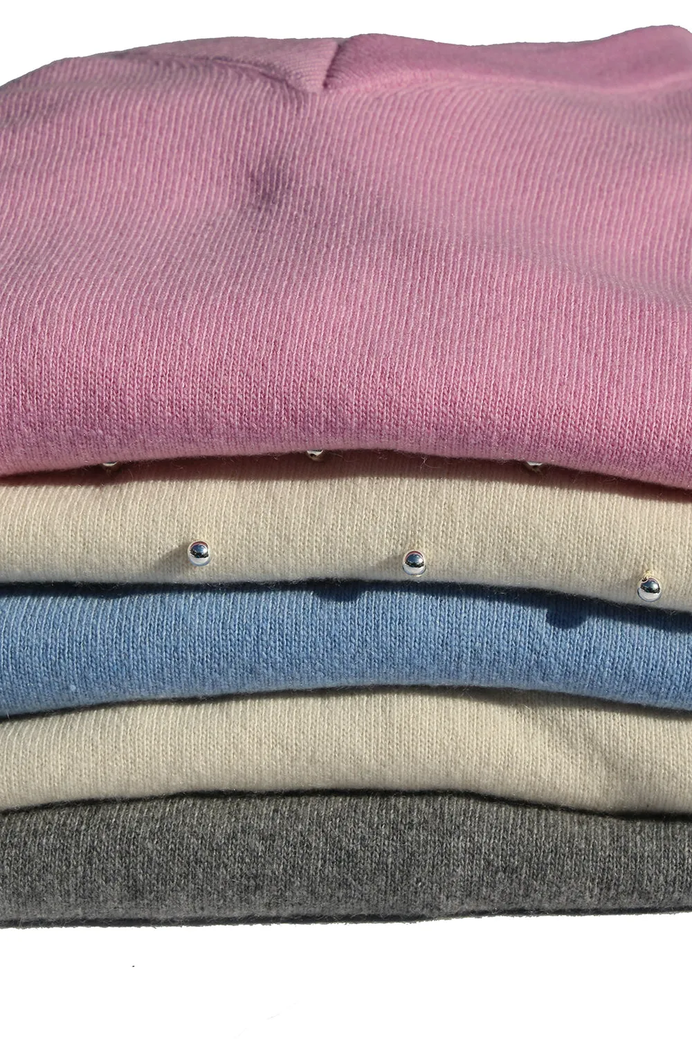 White Creme Regenerated Italian Cashmere Sweater
