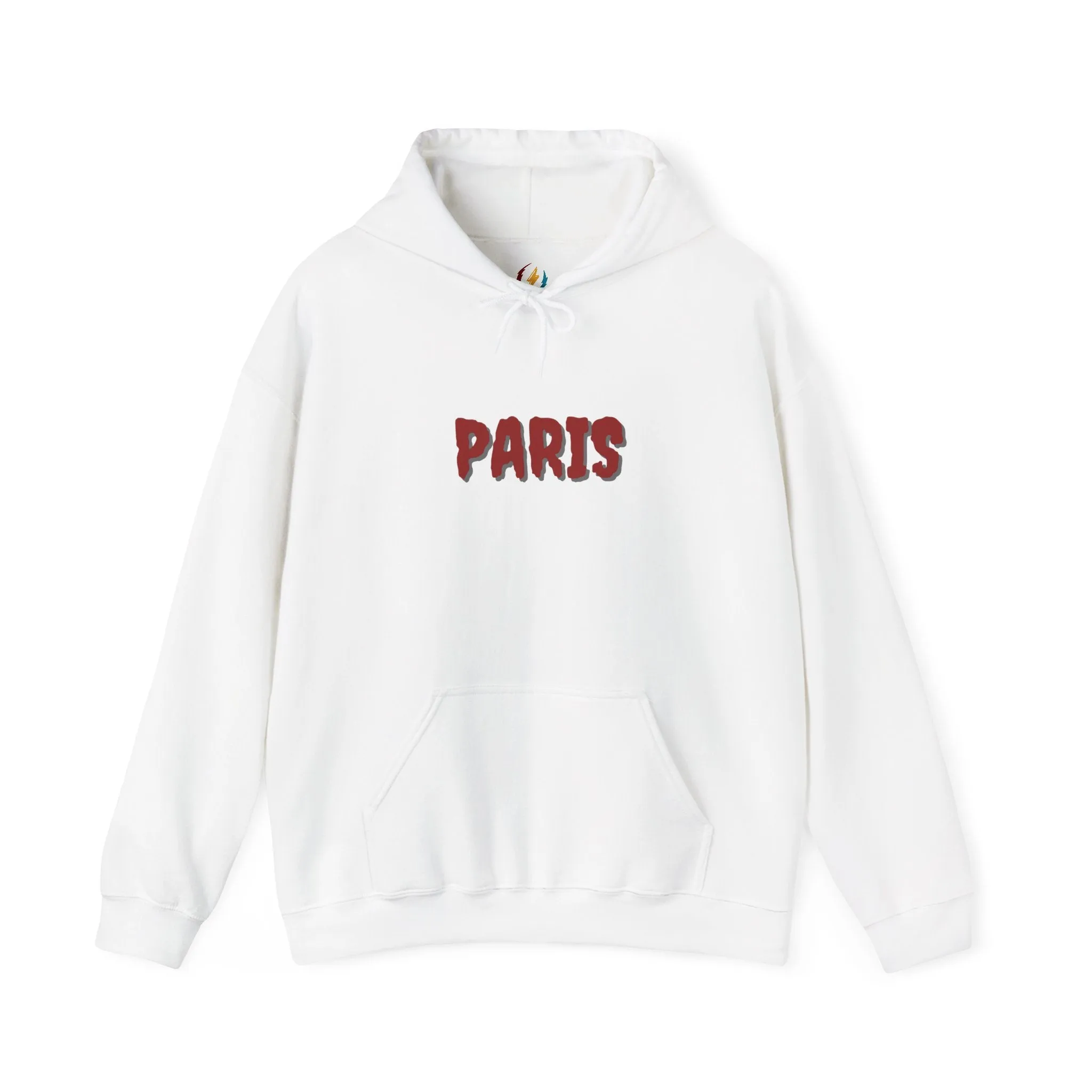 White Paris Pullover Hoodie – Chic, Cozy, and Iconic (S-5XL)