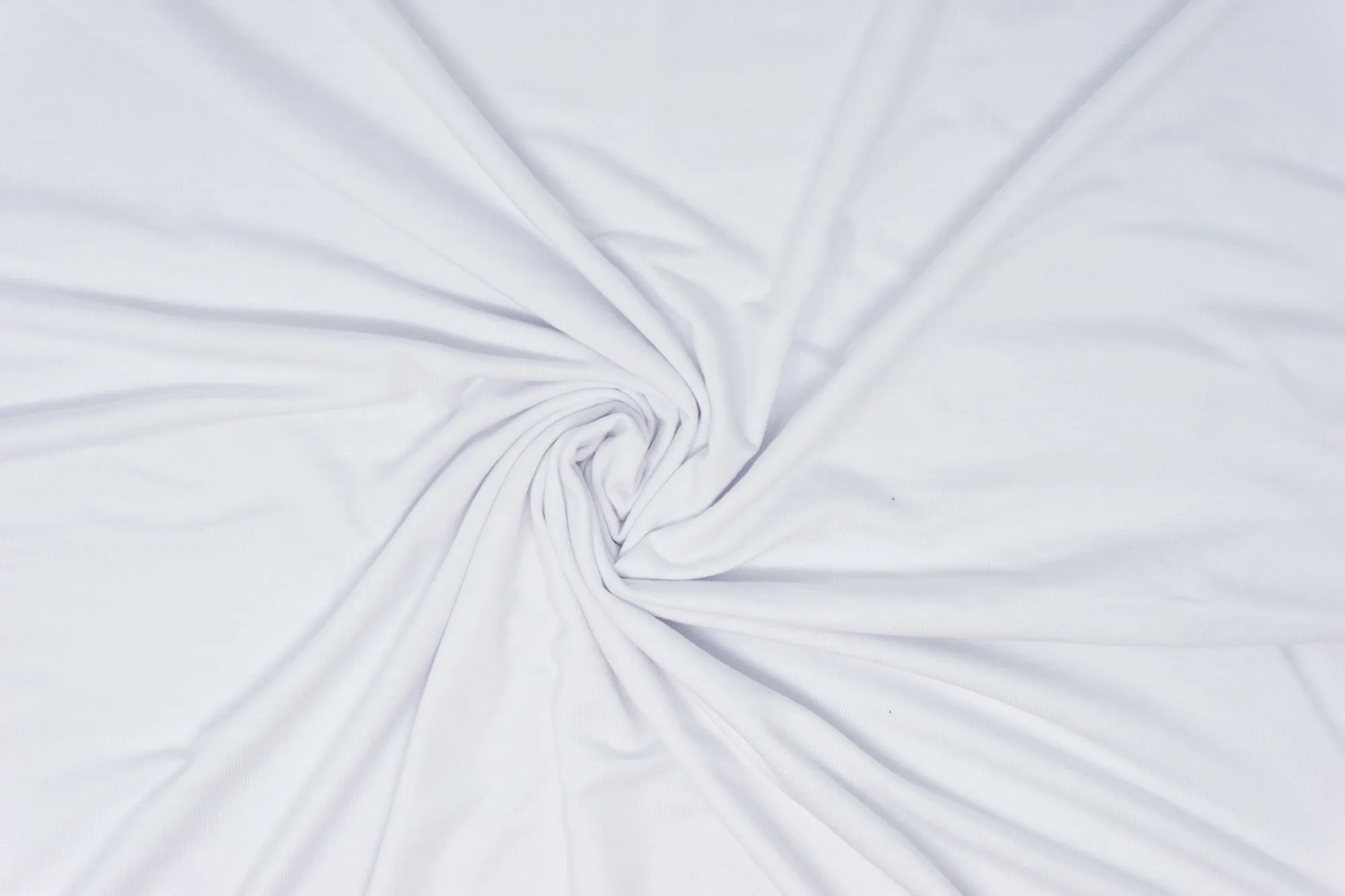White - Tencel Organic Cotton Spandex FRENCH TERRY - 1/2 metre