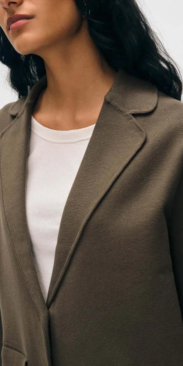 White   Warren Cotton Blazer