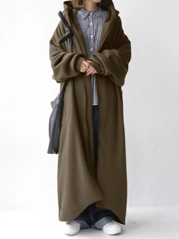 Winter Hooded Overcoats Sweatshirts