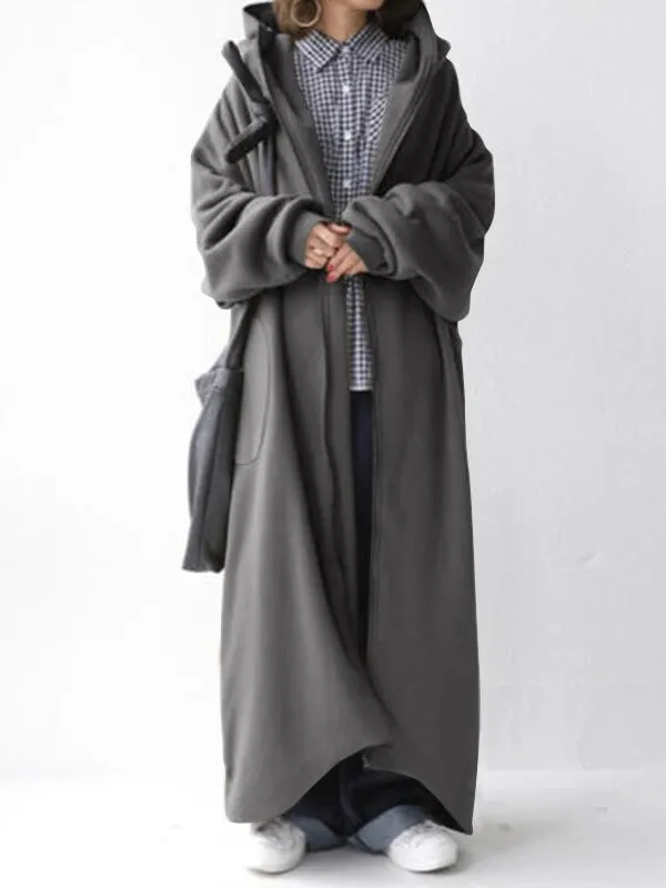 Winter Hooded Overcoats Sweatshirts