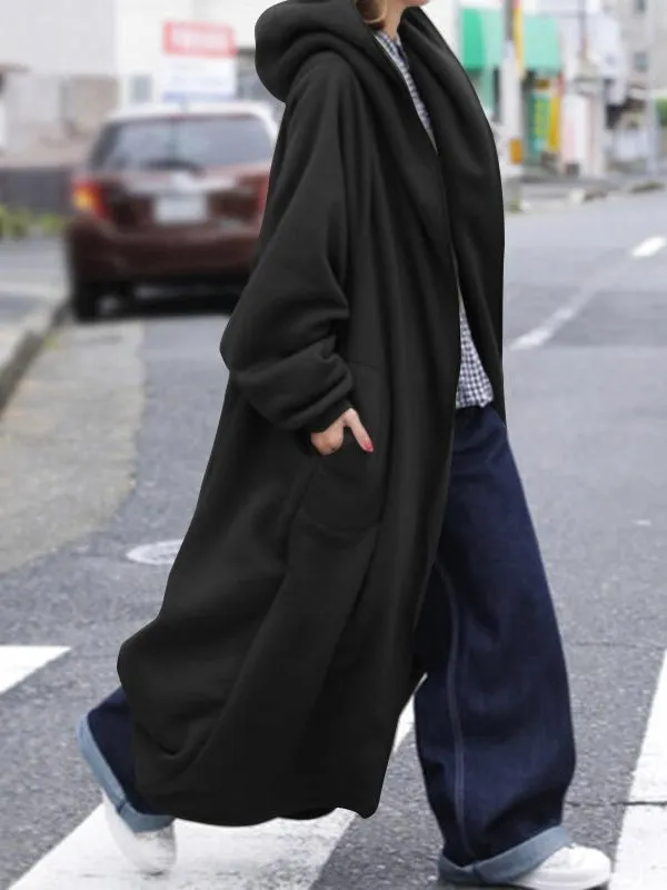 Winter Hooded Overcoats Sweatshirts