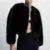 Winter Warm Coat Brand Black Jacket Girls Hot Ins Fur Fashion Luxury Women Cozy Fur  Street Reduced price Short Fashion Chic Faux Cropped High-performance