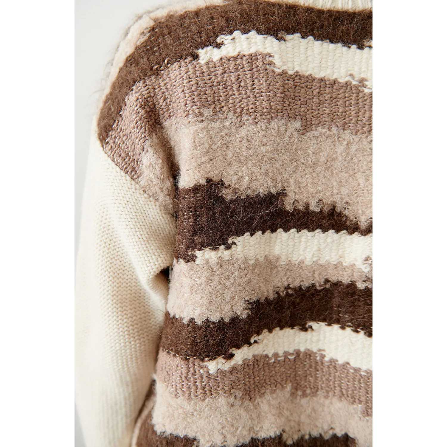 Wol Hide Knit Weave Turtleneck