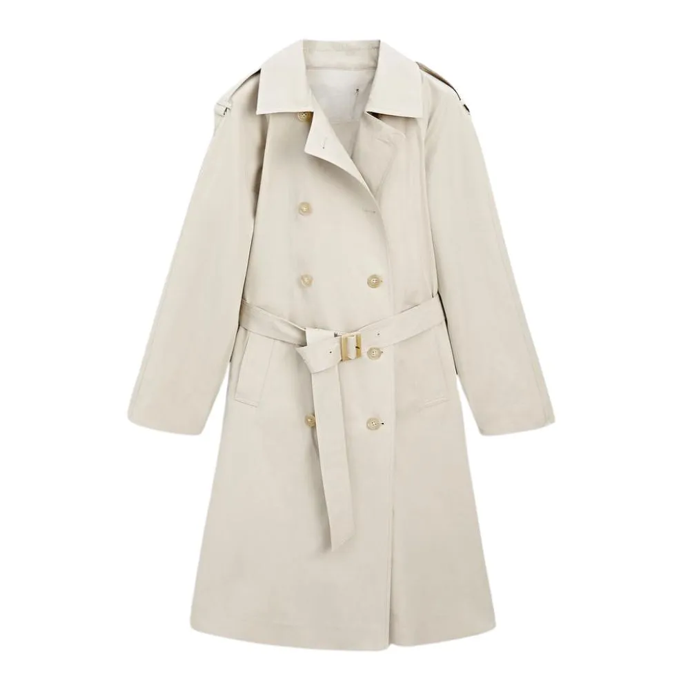 Women's Classic Beige Trench Coat