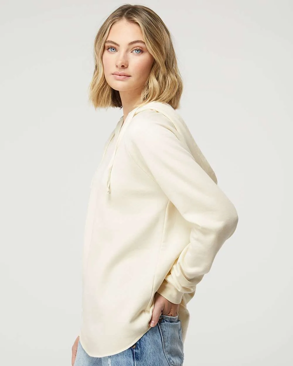 Women’s Lightweight California Wave Wash Hooded Sweatshirt