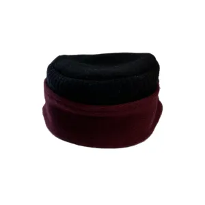 Women's Red & Black Hat - 14 | One Size