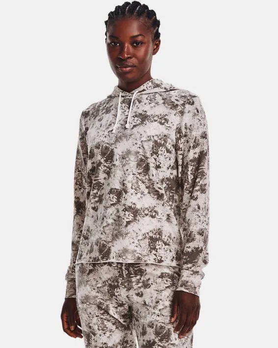 WOMEN'S RIVAL TERRY PRINTED HOODIE
