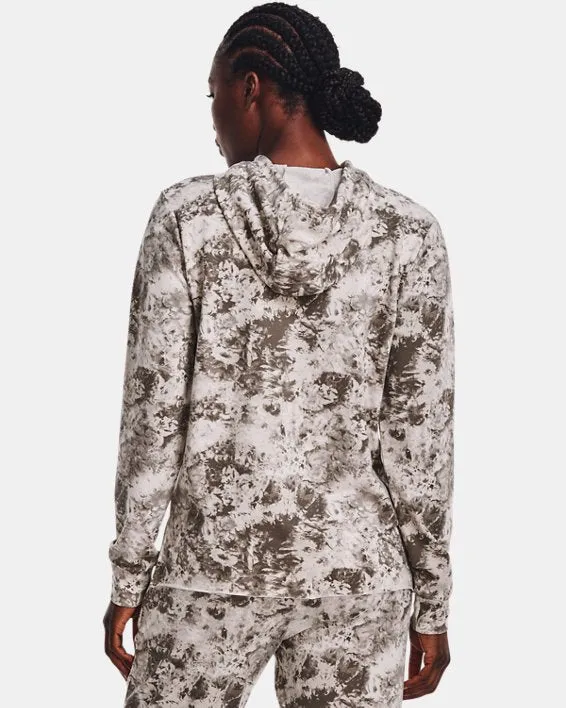 WOMEN'S RIVAL TERRY PRINTED HOODIE