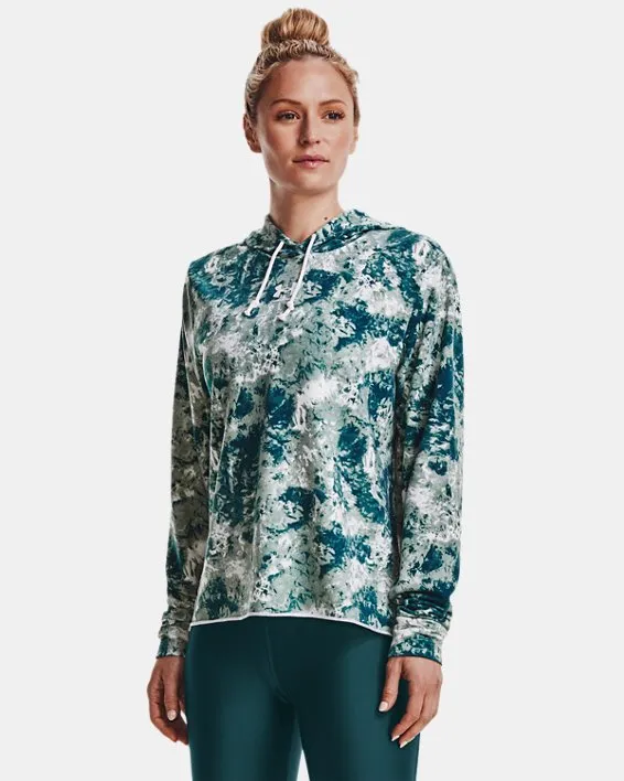 WOMEN'S RIVAL TERRY PRINTED HOODIE