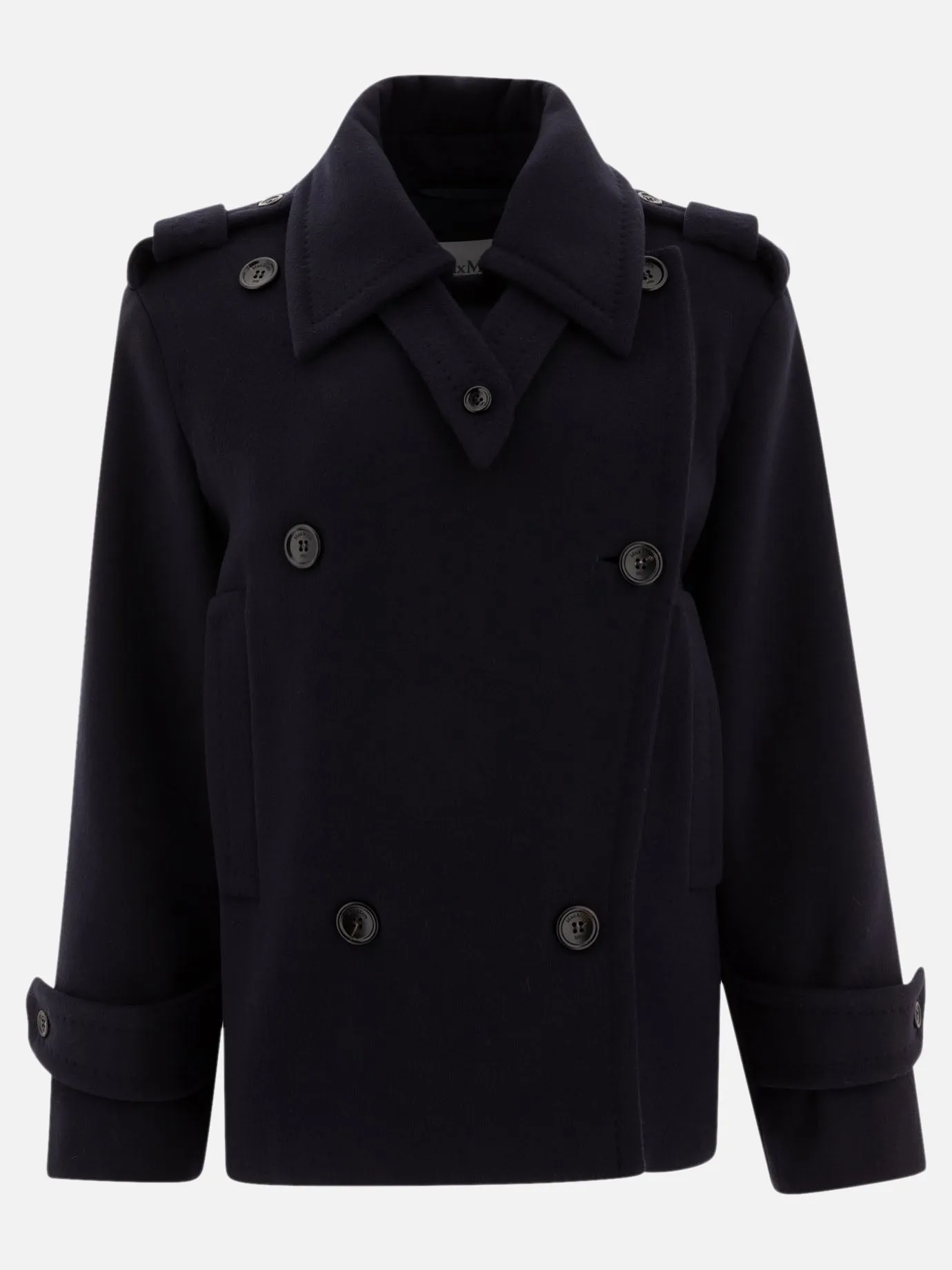 Wool and cashmere coat