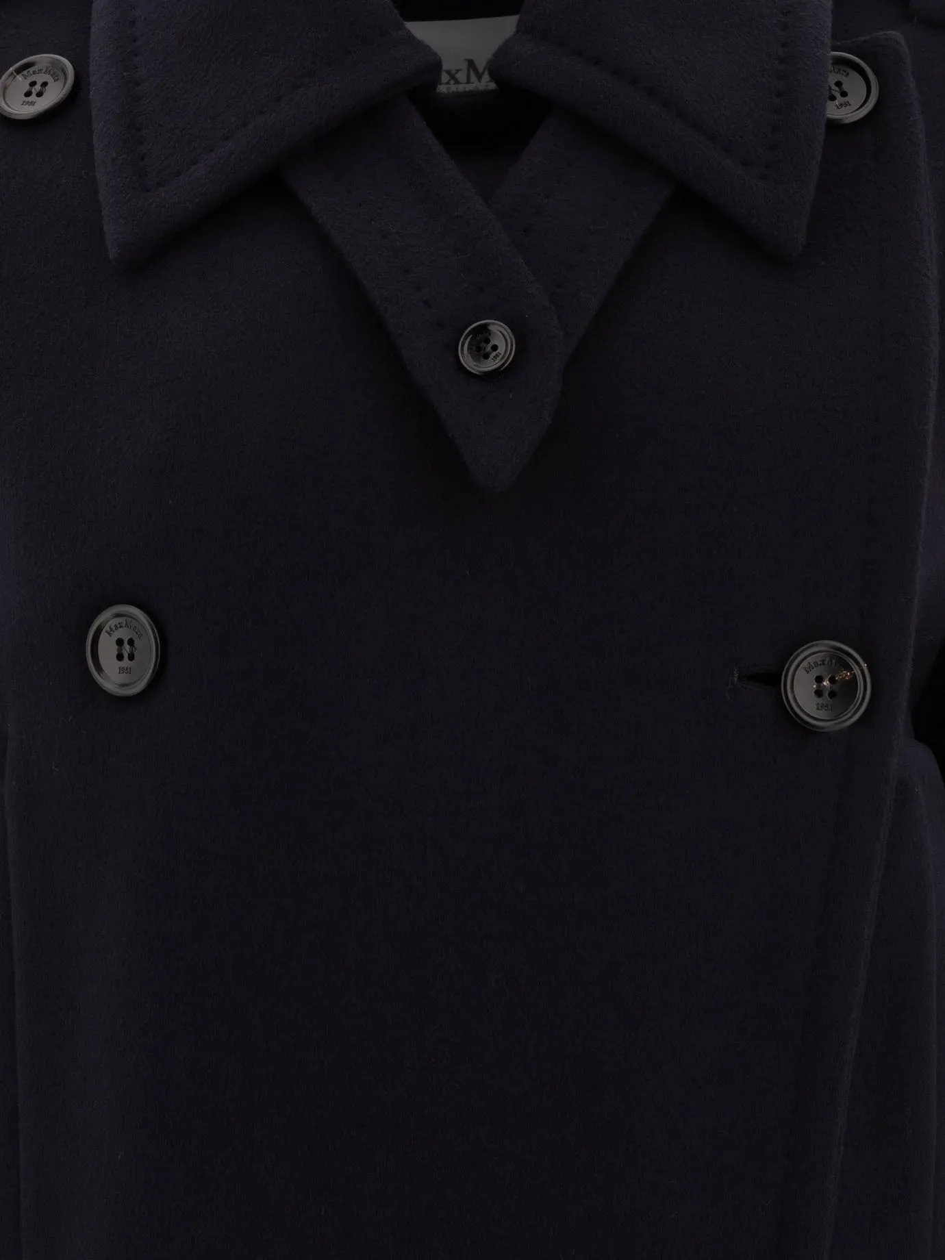Wool and cashmere coat