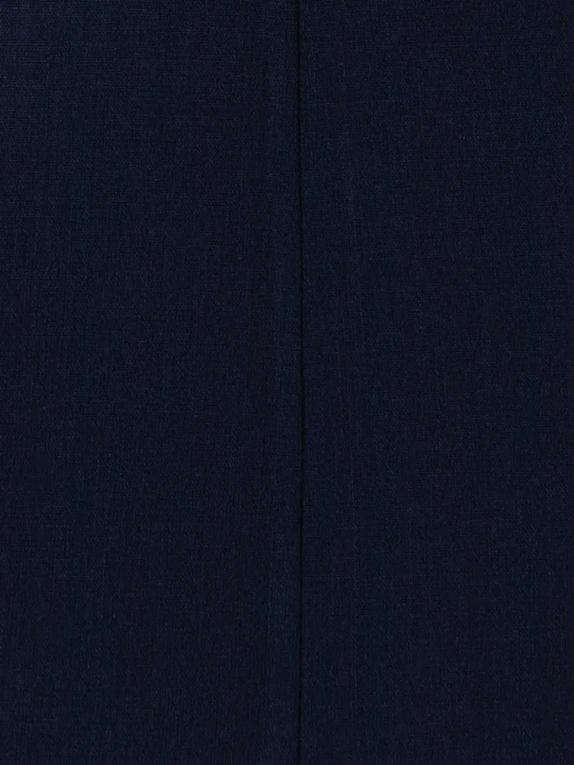 Wool Stretch Double-Face Long Jacket