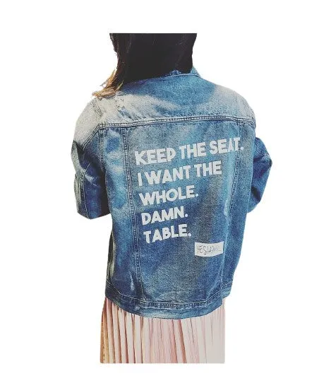 YES I AM | BEAST MODE DENIM JACKET
