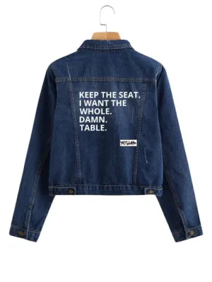 YES I AM | BEAST MODE DENIM JACKET